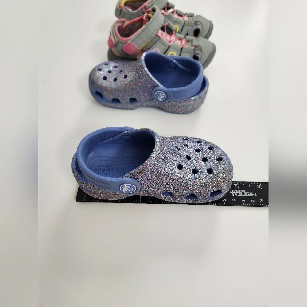 Toddler Baby Girl Shoe Bundle Size 7‎ - 2 Pairs
